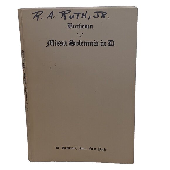 Beethoven - Missa Solemnis In D - For Four Solo Voices, Chorus and Orchestra ‘34 - Picture 1 of 12